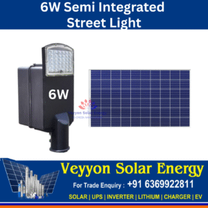 6W Semi Integrated Solar Street Light