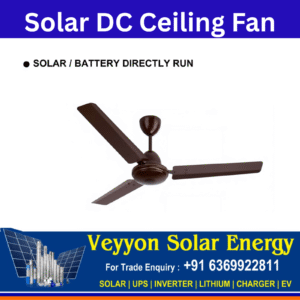 12V DC BLDC Ceiling Fan With Remote Control