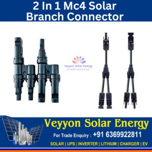 2 In 1 MC4 Solar Panel Connector